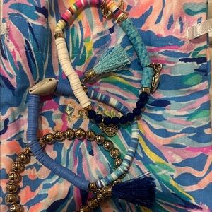 Lilly Pulitzer Vibrant Beaded Bracelet Trio